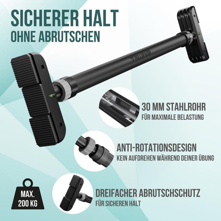 Produktbild Pullup & Dip Klimmzugstange für Türrahmen