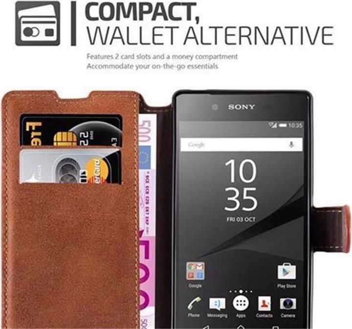 Image du produit Cadorabo Book Retro Matt Wallet Cover (Sony Xperia Z5)