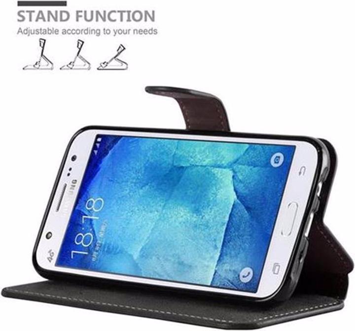 Productafbeelding Cadorabo Boek Retro Matte Portemonnee Hoesje (Samsung Galaxy J5 (2015))
