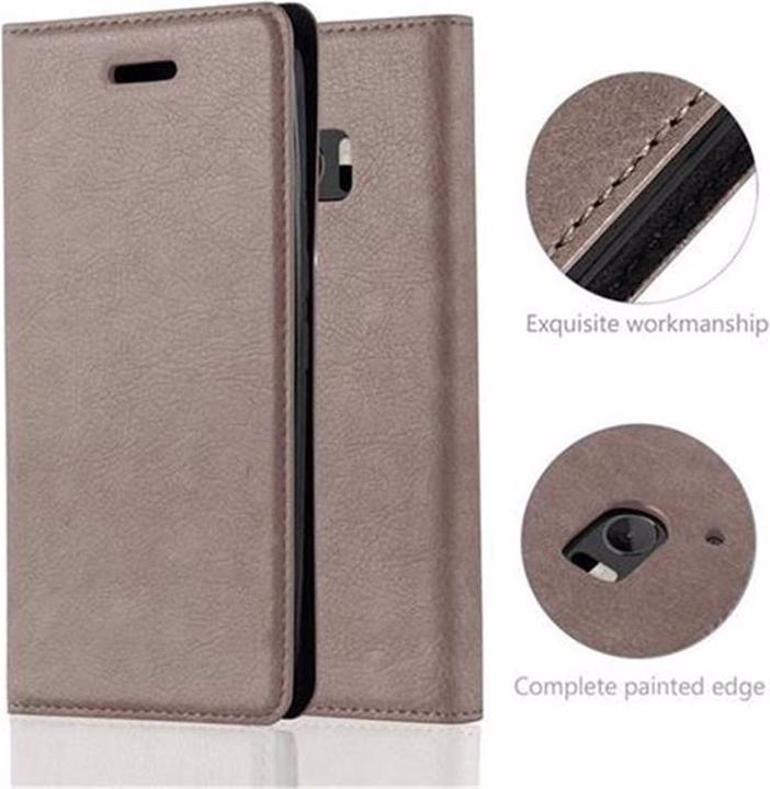 Actual product image Cadorabo Book Invisible Magnet Cover (HTC One 10)