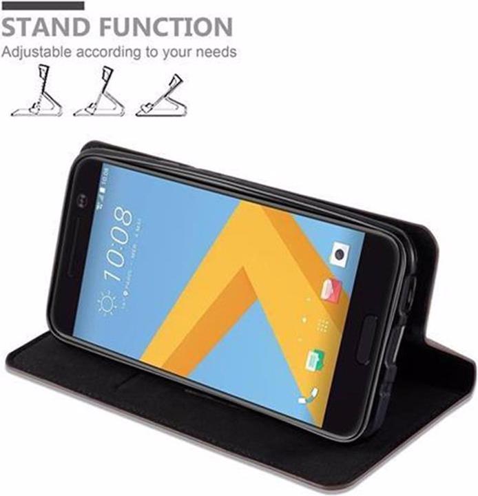 Actual product image Cadorabo Book Invisible Magnet Cover (HTC One 10)