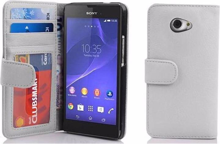 Productafbeelding Cadorabo Boek met 3 kaartsleuven Omslag (Xperia M2 Aqua, Xperia M2)