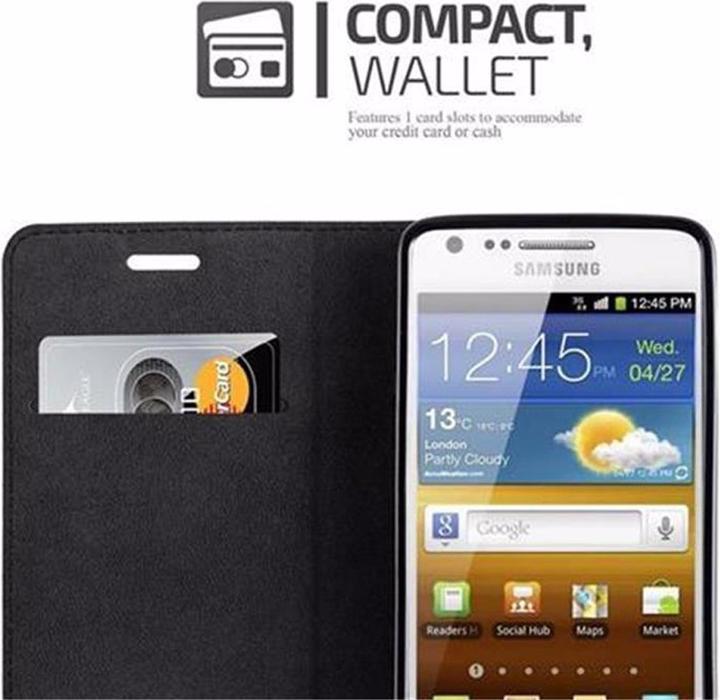 Produktbild Cadorabo Book Invisible Magnet Cover (Samsung Galaxy S2)
