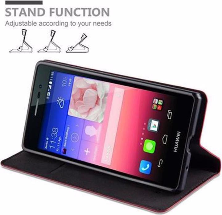 Productafbeelding Cadorabo Boek Onzichtbare Magneethoes (Huawei Ascend P7)