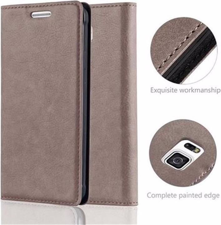 Produktbild Cadorabo Book Invisible Magnet Cover (Samsung Galaxy Alpha)