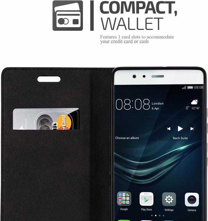 Productafbeelding Cadorabo Boek Onzichtbare Magneethoes (Huawei P9)