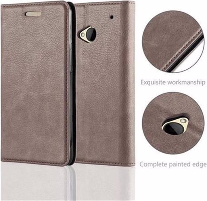 Actual product image Cadorabo Book Invisible Magnet Cover (HTC One M7)