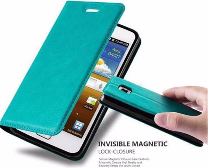 Actual product image Cadorabo Book Invisible Magnet Cover (Samsung Galaxy S2)