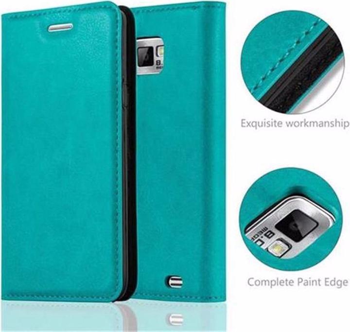 Actual product image Cadorabo Book Invisible Magnet Cover (Samsung Galaxy S2)