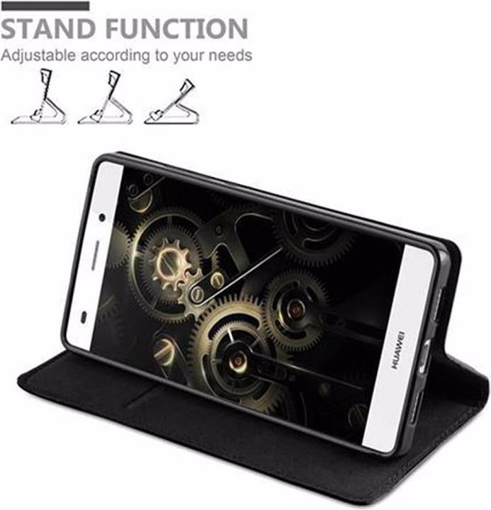 Productafbeelding Cadorabo Boek Onzichtbare Magneethoes (Huawei P8 Lite)