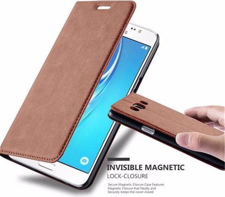 Actual product image Cadorabo Book Invisible Magnet Cover (Samsung Galaxy J5 (2016))