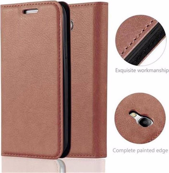 Actual product image Cadorabo Book Invisible Magnet Cover (Samsung Galaxy S4 mini)