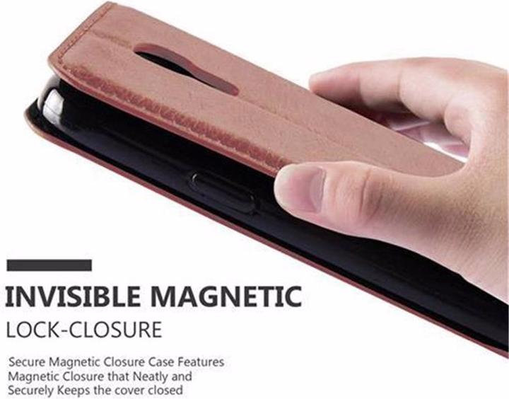 Actual product image Cadorabo Book Invisible Magnet Cover (Samsung Galaxy S4 mini)