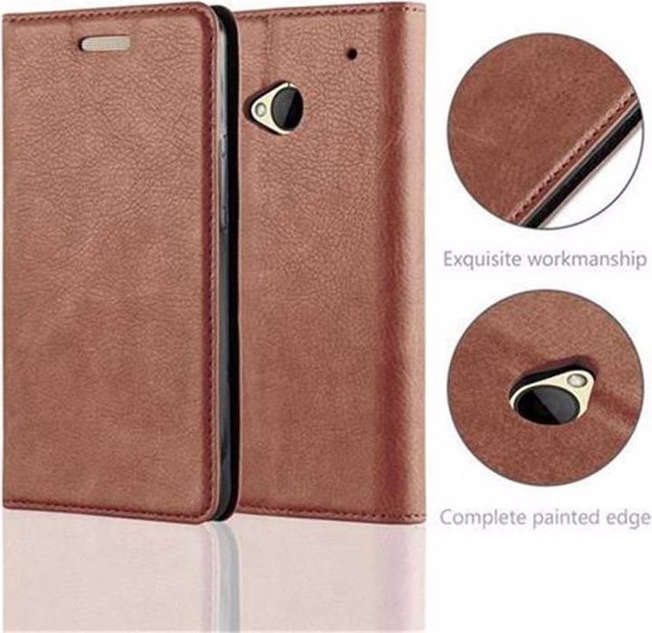 Produktbild Cadorabo Book Invisible Magnet Cover (HTC One M7)