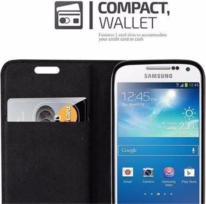 Productafbeelding Cadorabo Boek Onzichtbare Magneethoes (Samsung Galaxy S4 mini)