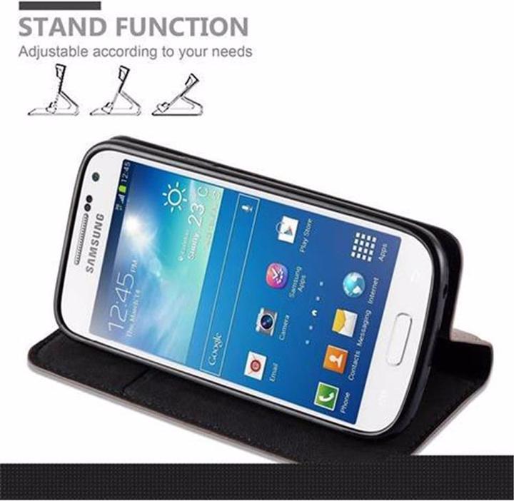 Productafbeelding Cadorabo Boek Onzichtbare Magneethoes (Samsung Galaxy S4 mini)