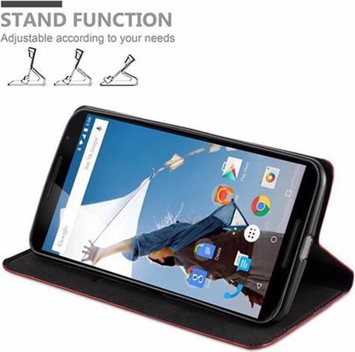 Productafbeelding Cadorabo Boek Onzichtbare Magneethoes (Motorola Nexus 6)