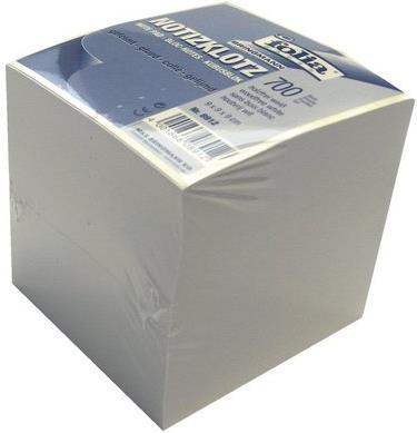 Folia Notepad 9x9x9cm glued, coloured (9 x 9 cm)