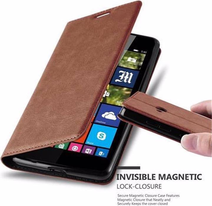 Actual product image Cadorabo Book Invisible Magnet Cover (Microsoft Lumia 540)