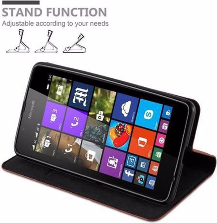 Actual product image Cadorabo Book Invisible Magnet Cover (Microsoft Lumia 540)