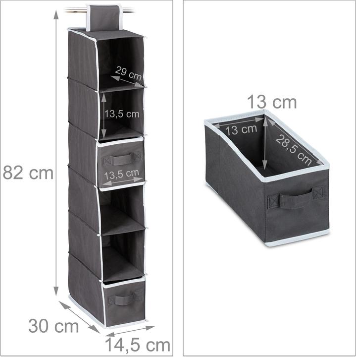 Actual product image Relaxdays Hanging Organiser