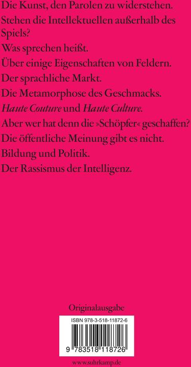Produktbild Soziologische Fragen (Deutsch, Pierre Bourdieu, 1993)