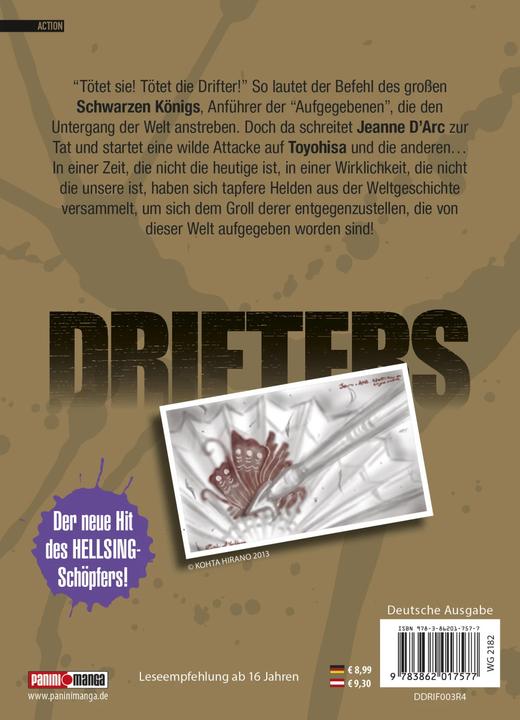 Actual product image Panini Drifters 03 (German, Kotha Hirano, 2013)