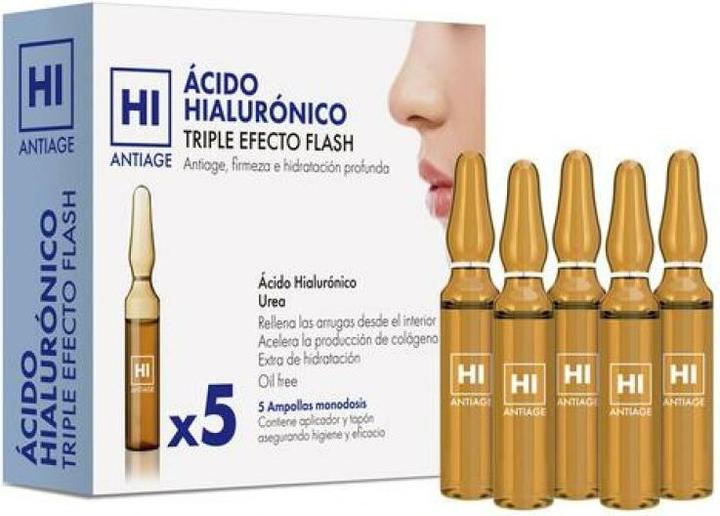 Produktbild Avance Cosmetic Hi Triple Effect Flash Hyaluronic Acid Anti-Aging Ampoules - Pack of 5 (20 ml)