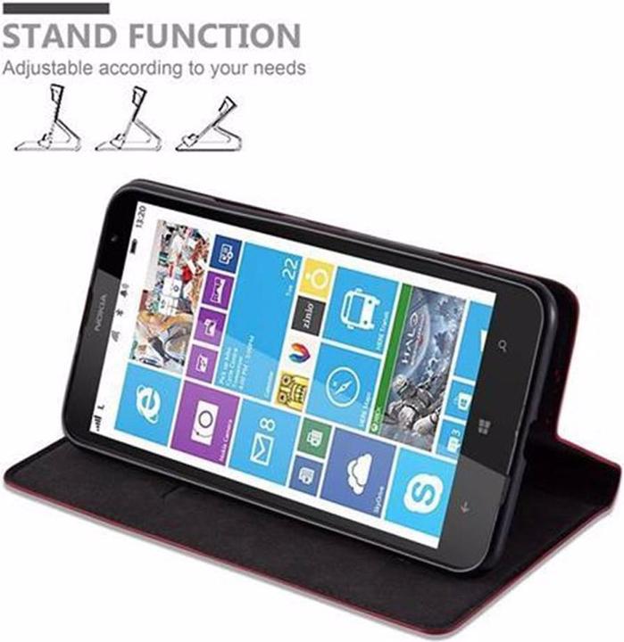 Productafbeelding Cadorabo Boek Onzichtbare Magneethoes (Nokia Lumia 1320)