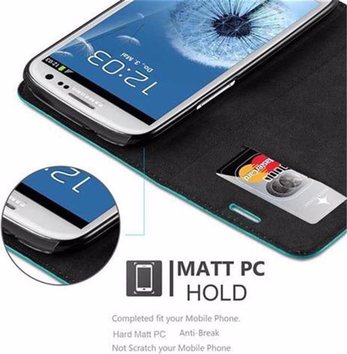 Actual product image Cadorabo Book Invisible Magnet Cover (Samsung Galaxy S3)