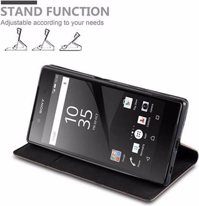 Actual product image Cadorabo Book Invisible Magnet Cover (Sony Xperia Z5)