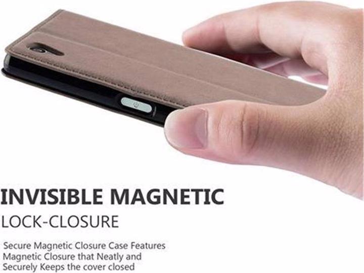 Actual product image Cadorabo Book Invisible Magnet Cover (Sony Xperia Z5)