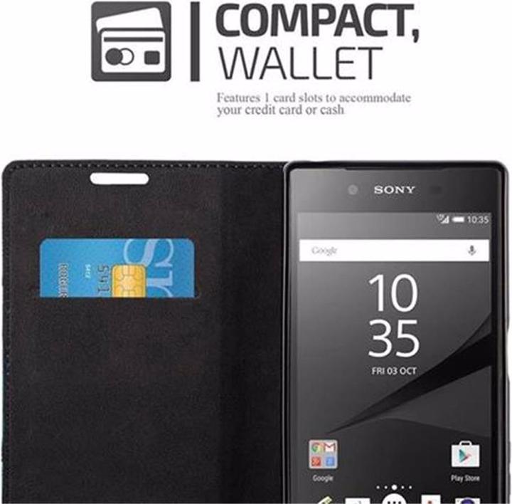 Actual product image Cadorabo Book Invisible Magnet Cover (Sony Xperia Z5)