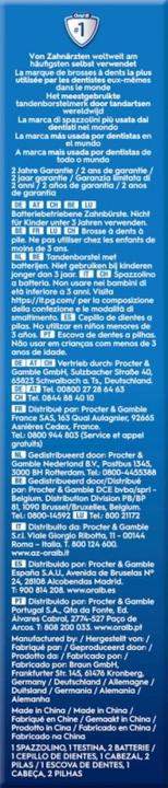 Produktbild Oral-B Pro Battery (Oszillierende Zahnbürste)