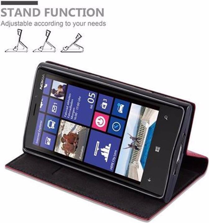 Actual product image Cadorabo Book Invisible Magnet Cover (Nokia Lumia 920)