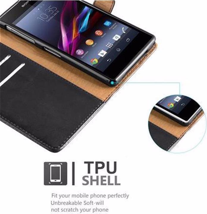 Actual product image Cadorabo Book Luxury Cover (Sony Xperia Z1)