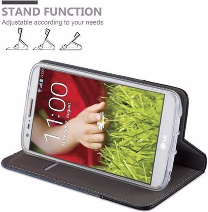 Image du produit Cadorabo Couverture look jeans Book (LG G2)