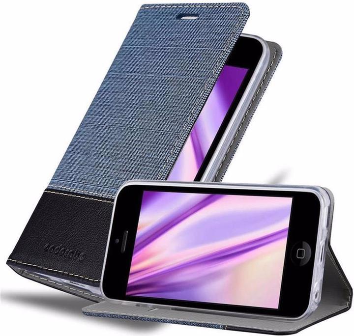 Image du produit Cadorabo Couverture look jeans Book (Apple iPhone 5c)