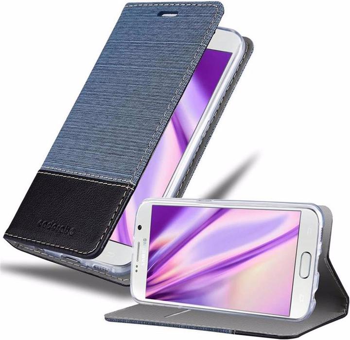Produktbild Cadorabo Book Jeans Optik Cover (Samsung Galaxy S6)