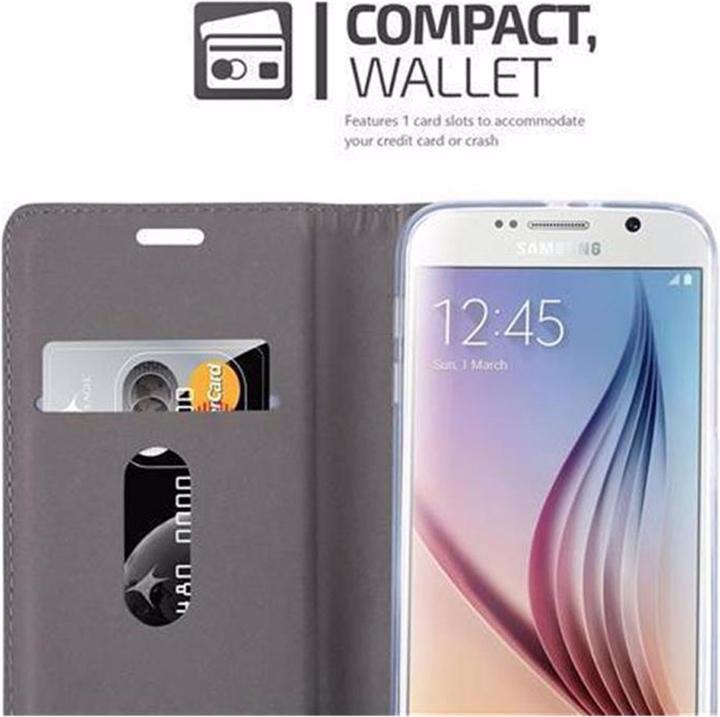 Produktbild Cadorabo Book Jeans Optik Cover (Samsung Galaxy S6)