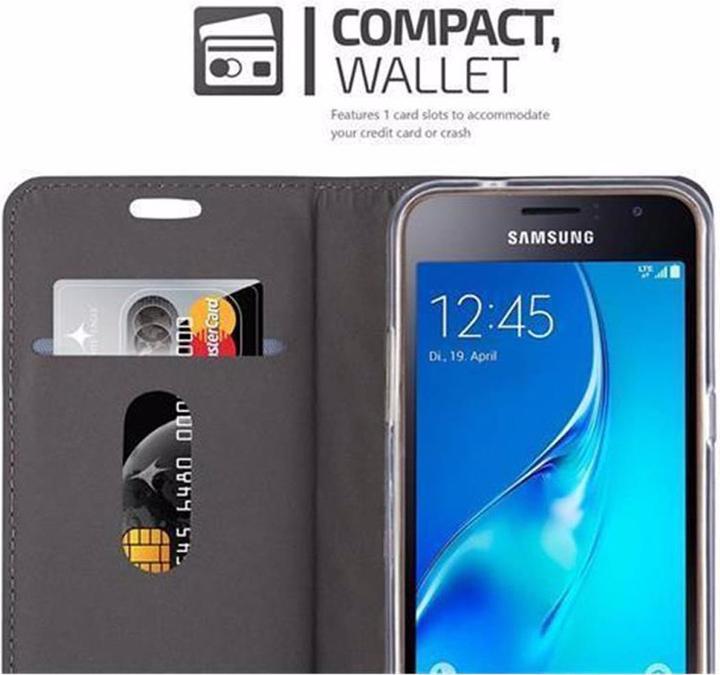 Actual product image Cadorabo Book Jeans Optics Cover (Samsung Galaxy J1 (2016))