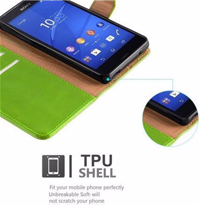 Actual product image Cadorabo Book Luxury Cover (Sony Xperia Z3 Compact)
