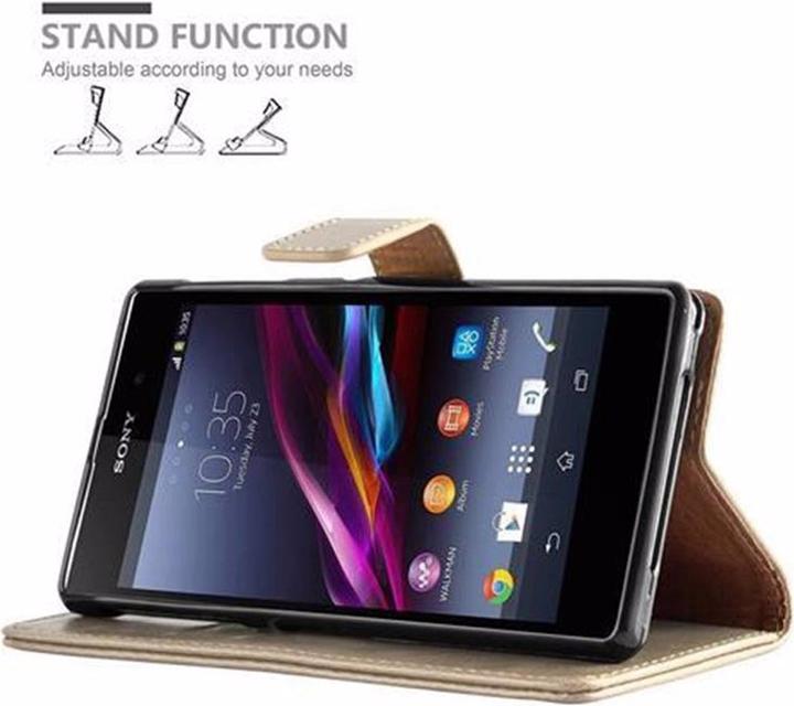 Actual product image Cadorabo Book Luxury Cover (Sony Xperia Z1)