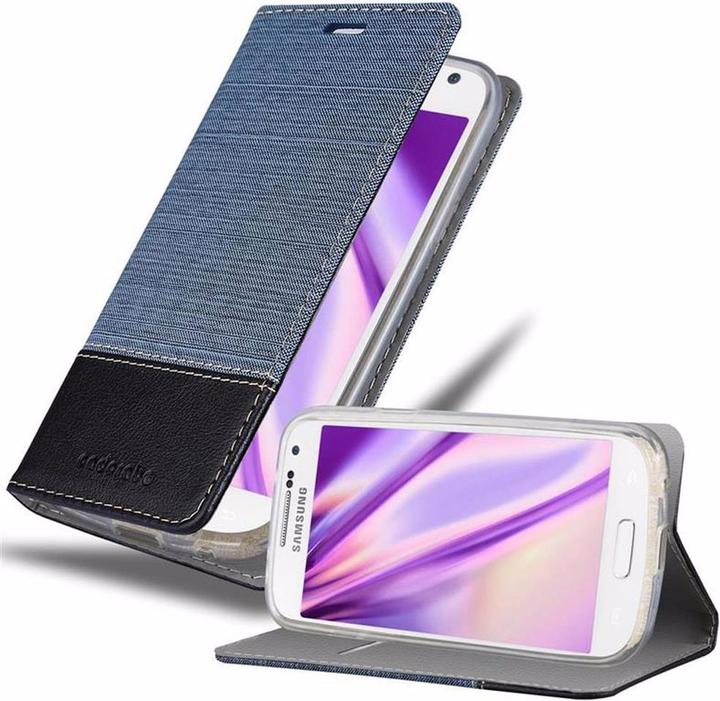 Produktbild Cadorabo Book Jeans Optik Cover (Samsung Galaxy S4 mini)