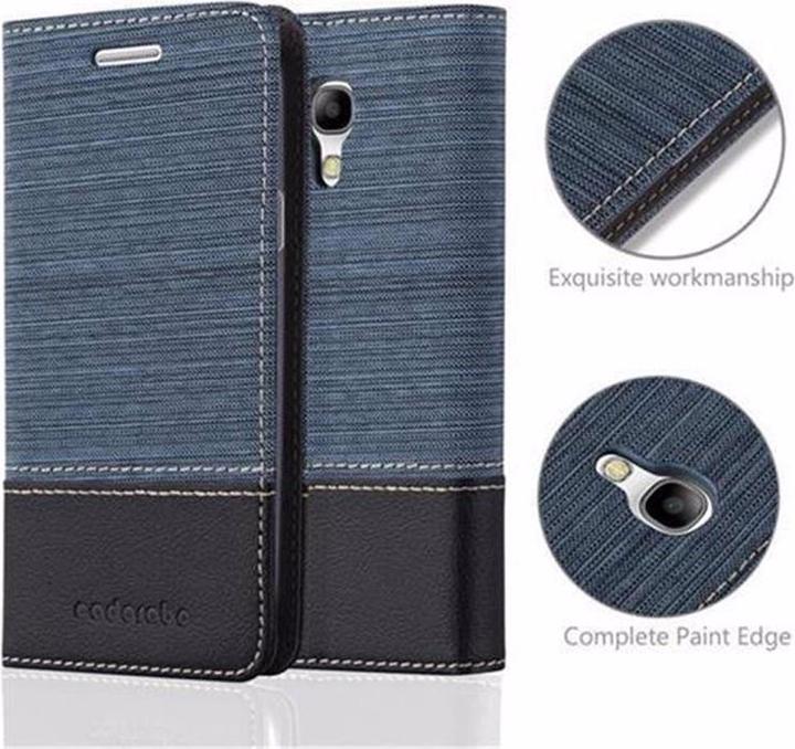 Produktbild Cadorabo Book Jeans Optik Cover (Samsung Galaxy S4 mini)