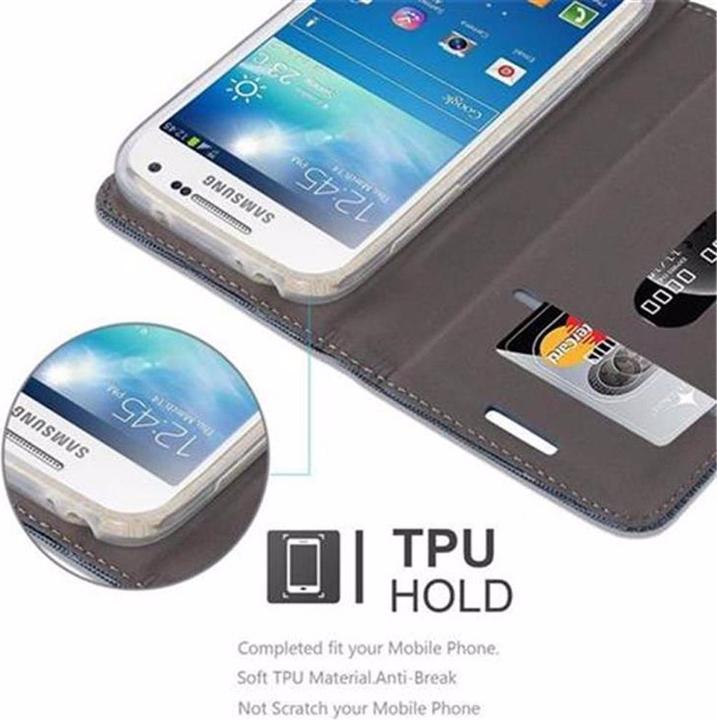 Produktbild Cadorabo Book Jeans Optik Cover (Samsung Galaxy S4 mini)