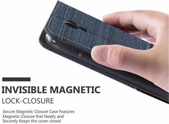 Produktbild Cadorabo Book Jeans Optik Cover (Samsung Galaxy S4 mini)
