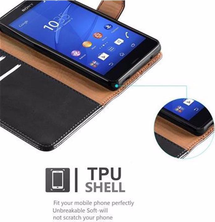Actual product image Cadorabo Book Luxury Cover (Sony Xperia Z3 Compact)