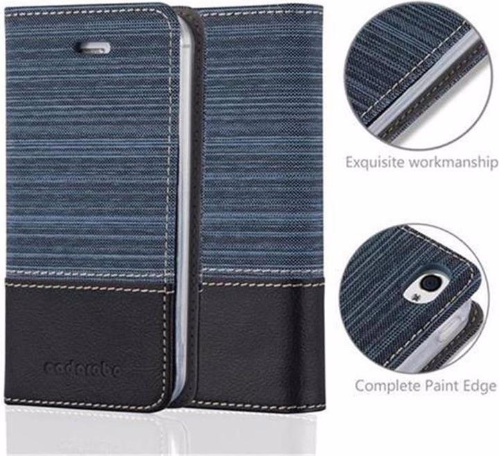 Actual product image Cadorabo Book Jeans Optics Cover (Apple iPhone 4)