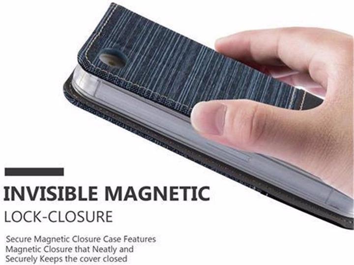 Actual product image Cadorabo Book Jeans Optics Cover (Apple iPhone 4)